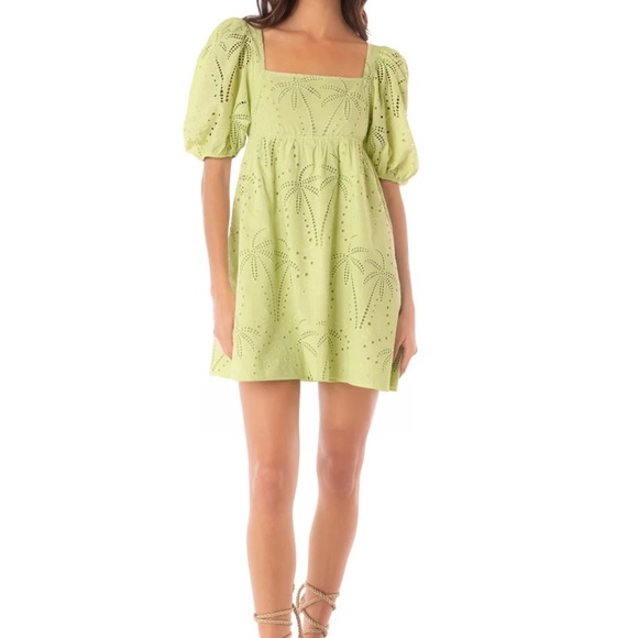 Maaji Palm Embroidery Eileen Short Dress Medium NWT - Picture 6 of 10